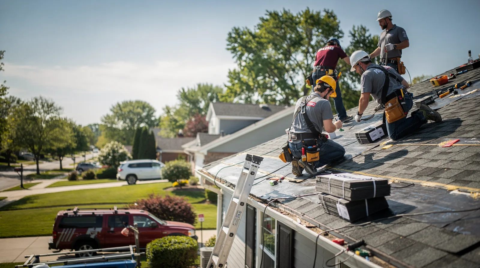 Roof Repair in Hinckley, IL around you